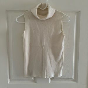 Sleeveless Turtleneck Top